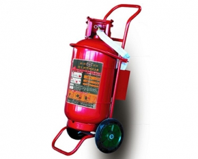 Trolley fire extinguisher